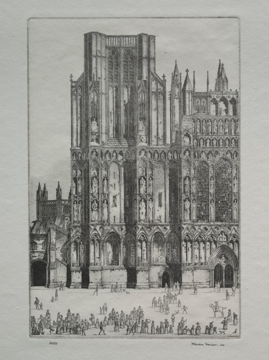 Kathedrale von Wells von Herbert Gordon Warlow