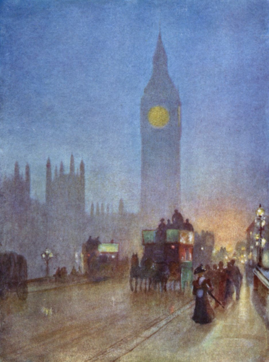 Auf der Westminster Bridge von Herbert Menzies (after) Marshall