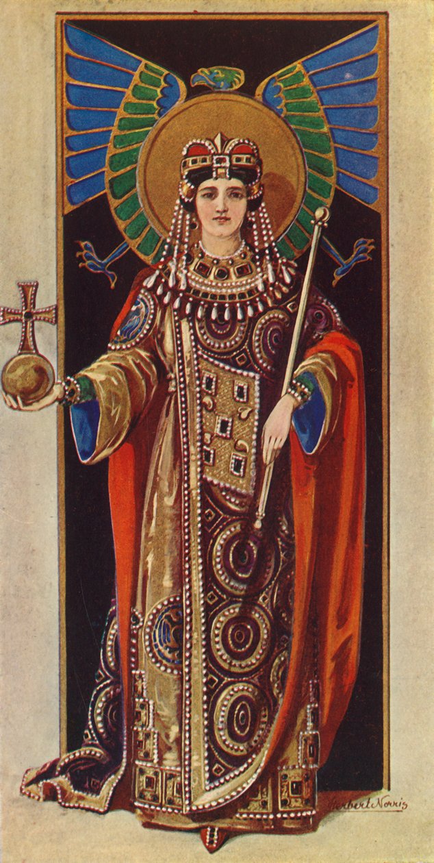 Die Kaiserin Irene n. Chr. 797-802, 1924 von Herbert Norris