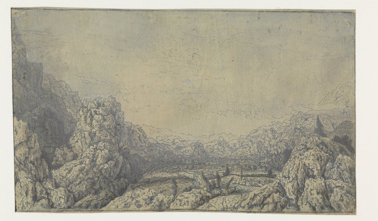 Das eingeschlossene Tal von Hercules Segers