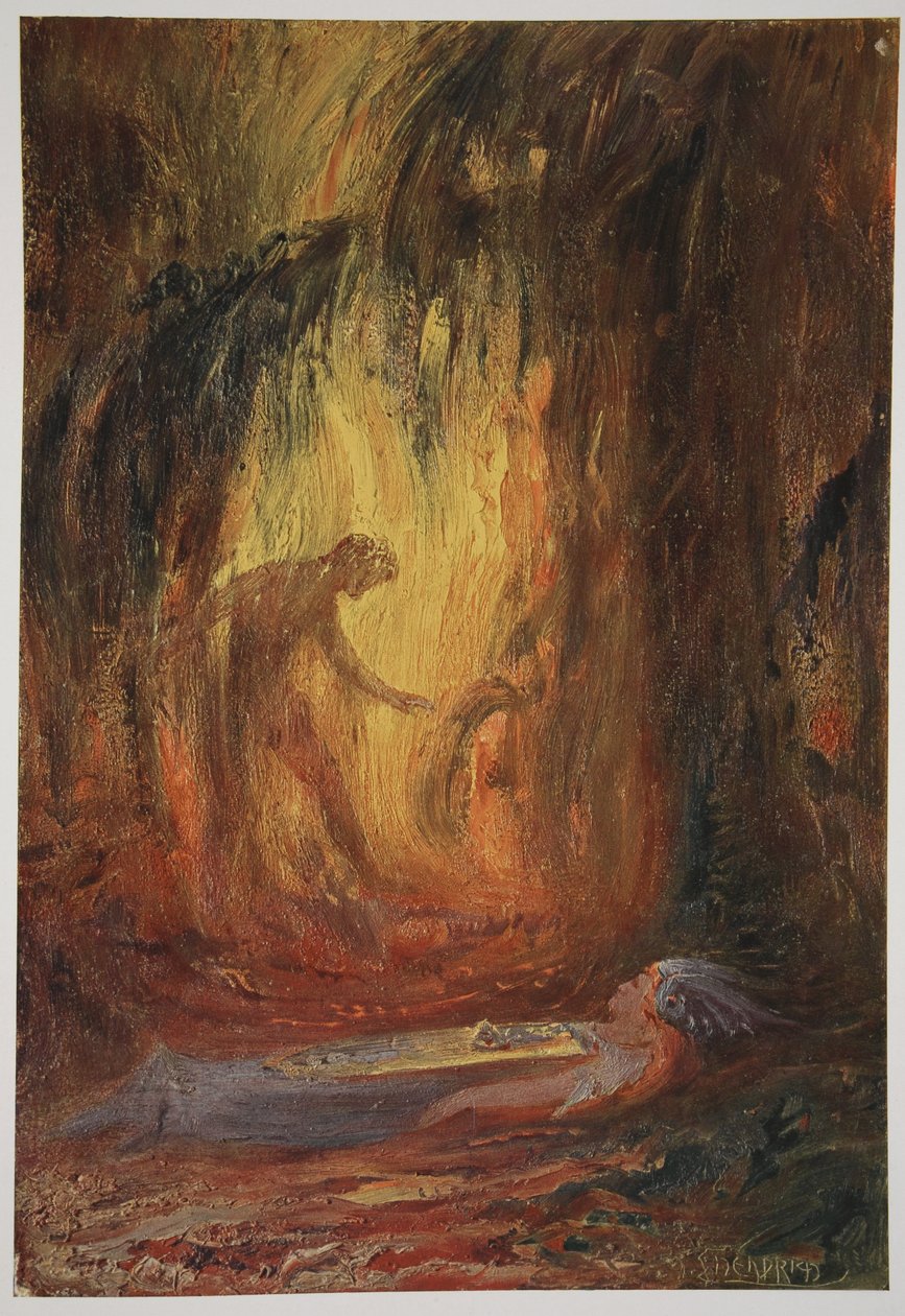 Erwachen der Brunnhilde von Hermann Hendrich