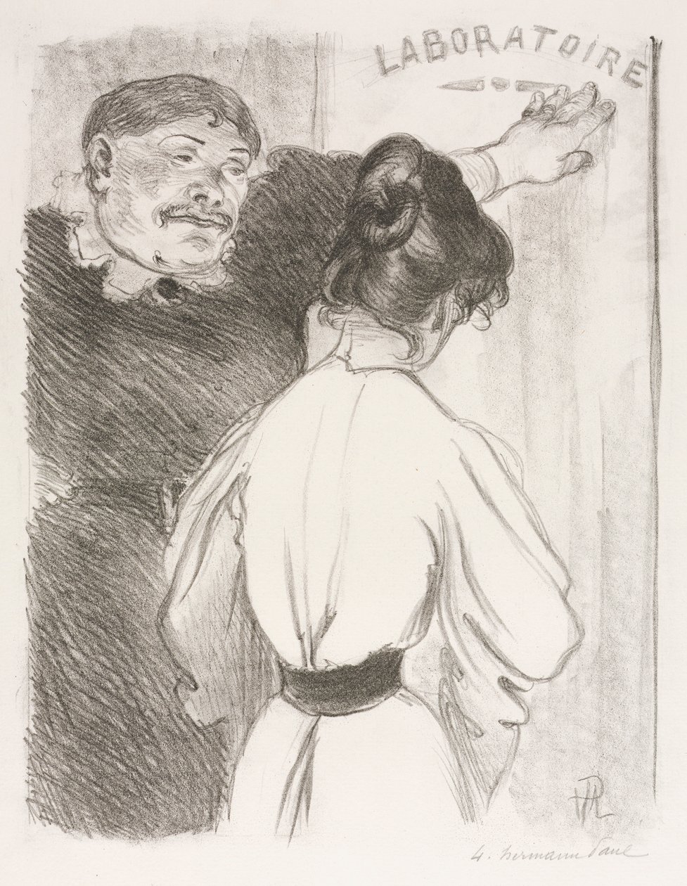 Laboratoire, ca. 1900 von Hermann Paul