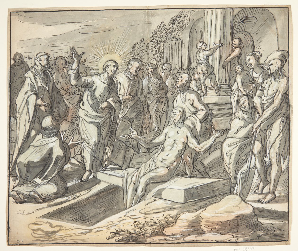 Die Auferweckung des Lazarus von Hermann Weyer