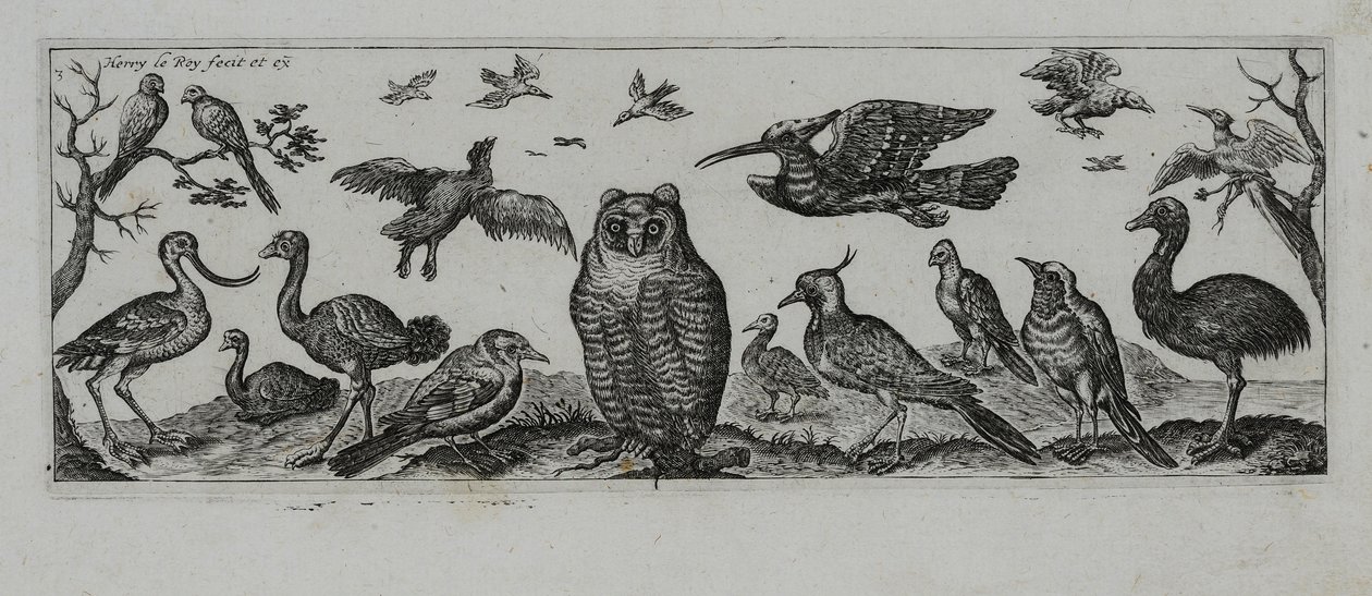 Alte Meistergravur von Herry Le Roy