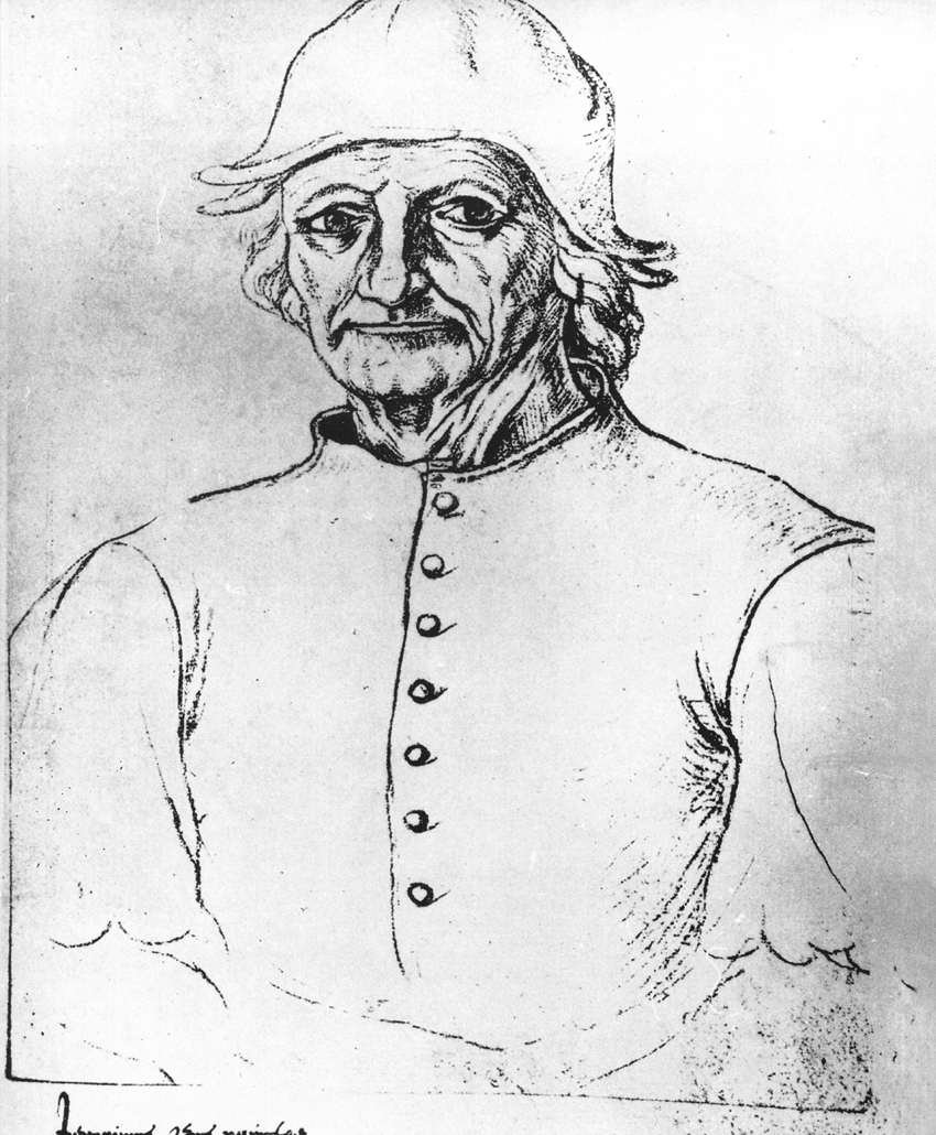 Porträt von Hieronymus Bosch von Hieronymus Bosch