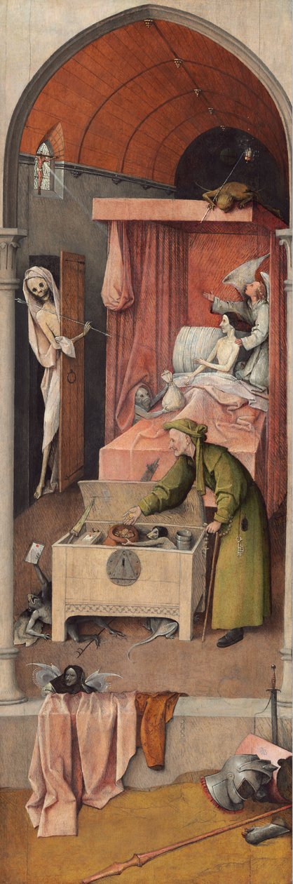 Der Tod und der Wucherer von Hieronymus Bosch