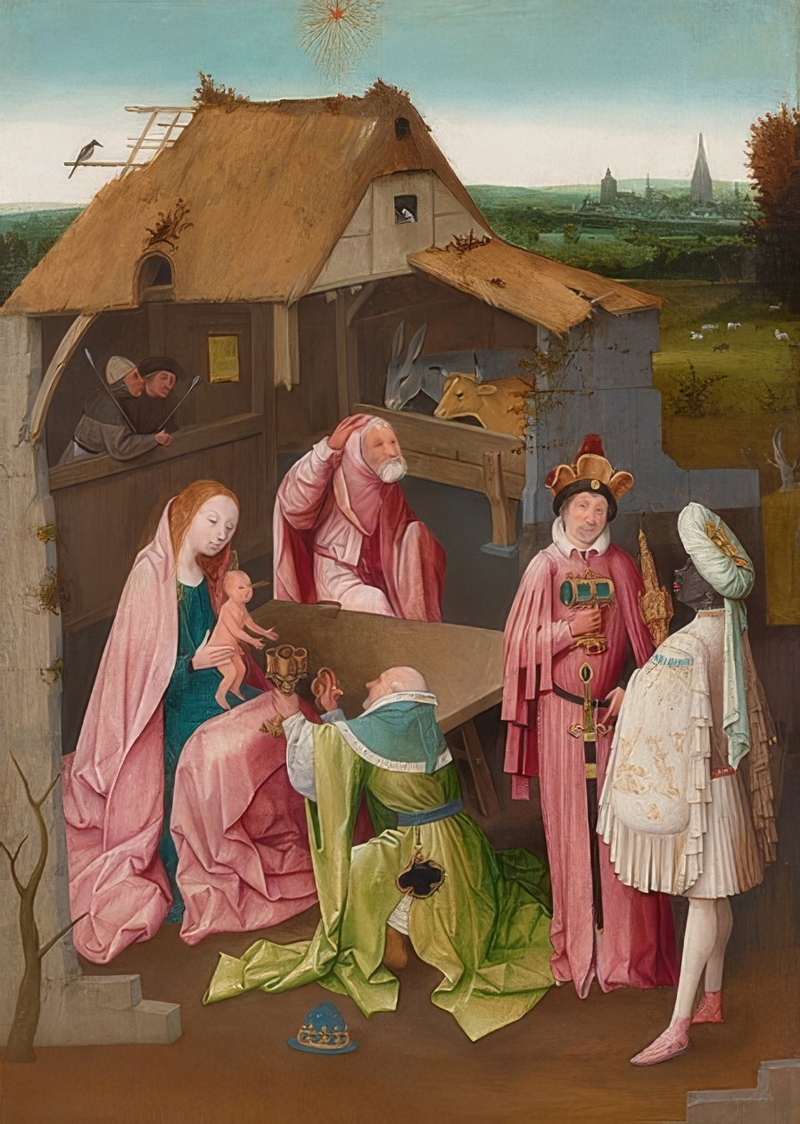 Die Anbetung der Könige von Hieronymus Bosch