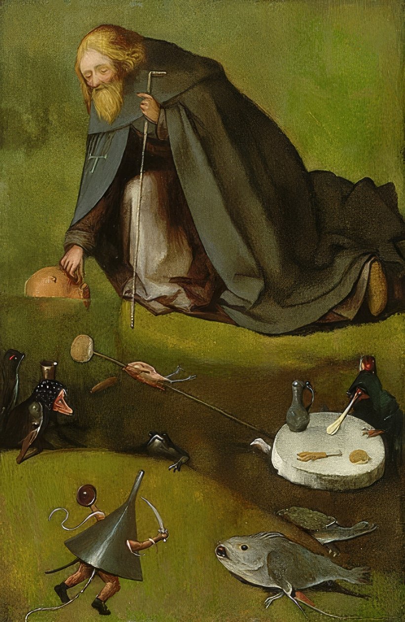 Die Versuchung des heiligen Antonius von Hieronymus Bosch