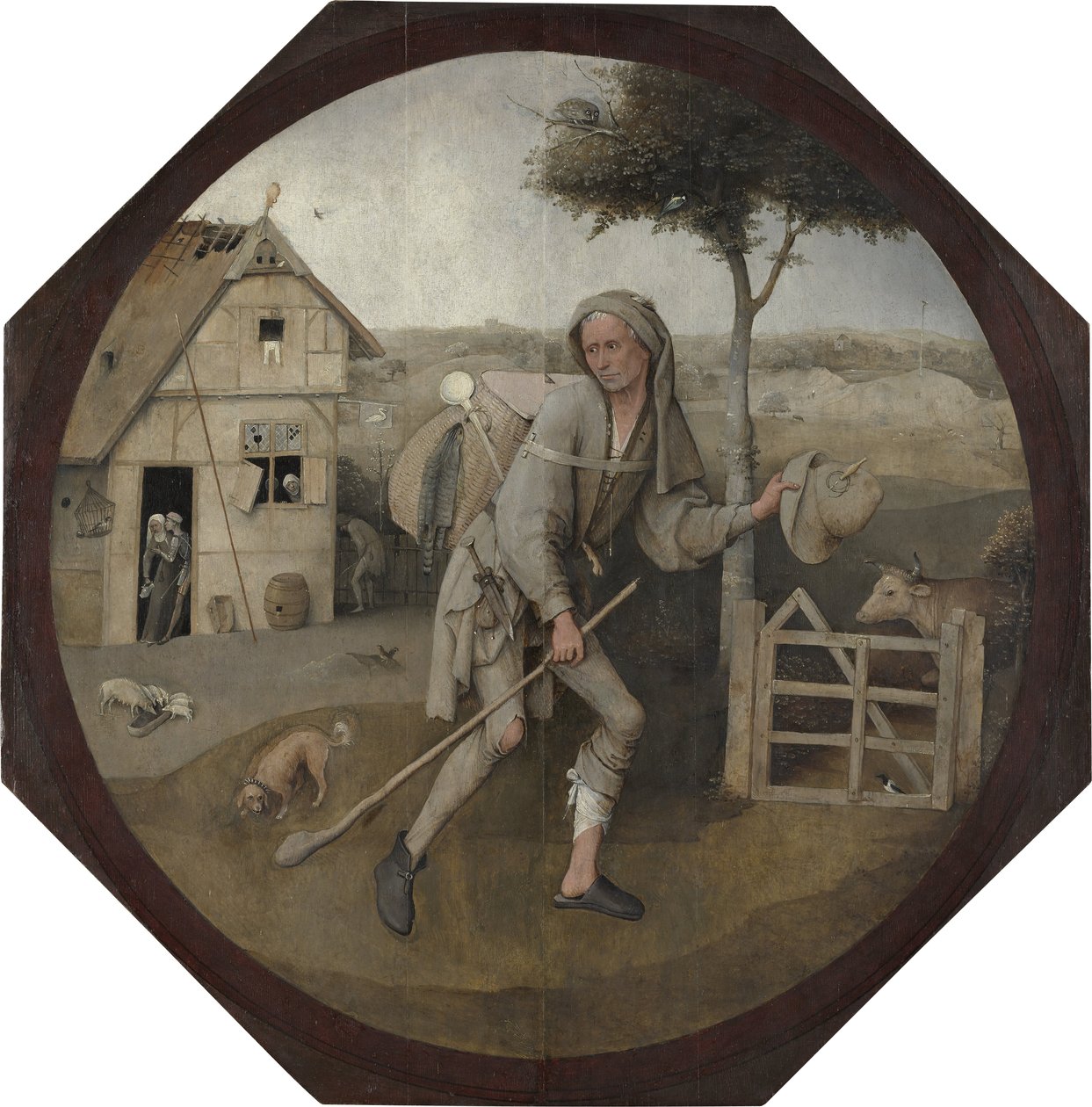 Der Wanderer von Hieronymus Bosch
