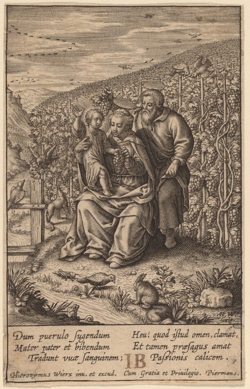 Dum pierulo fugendum von Hieronymus Wierix