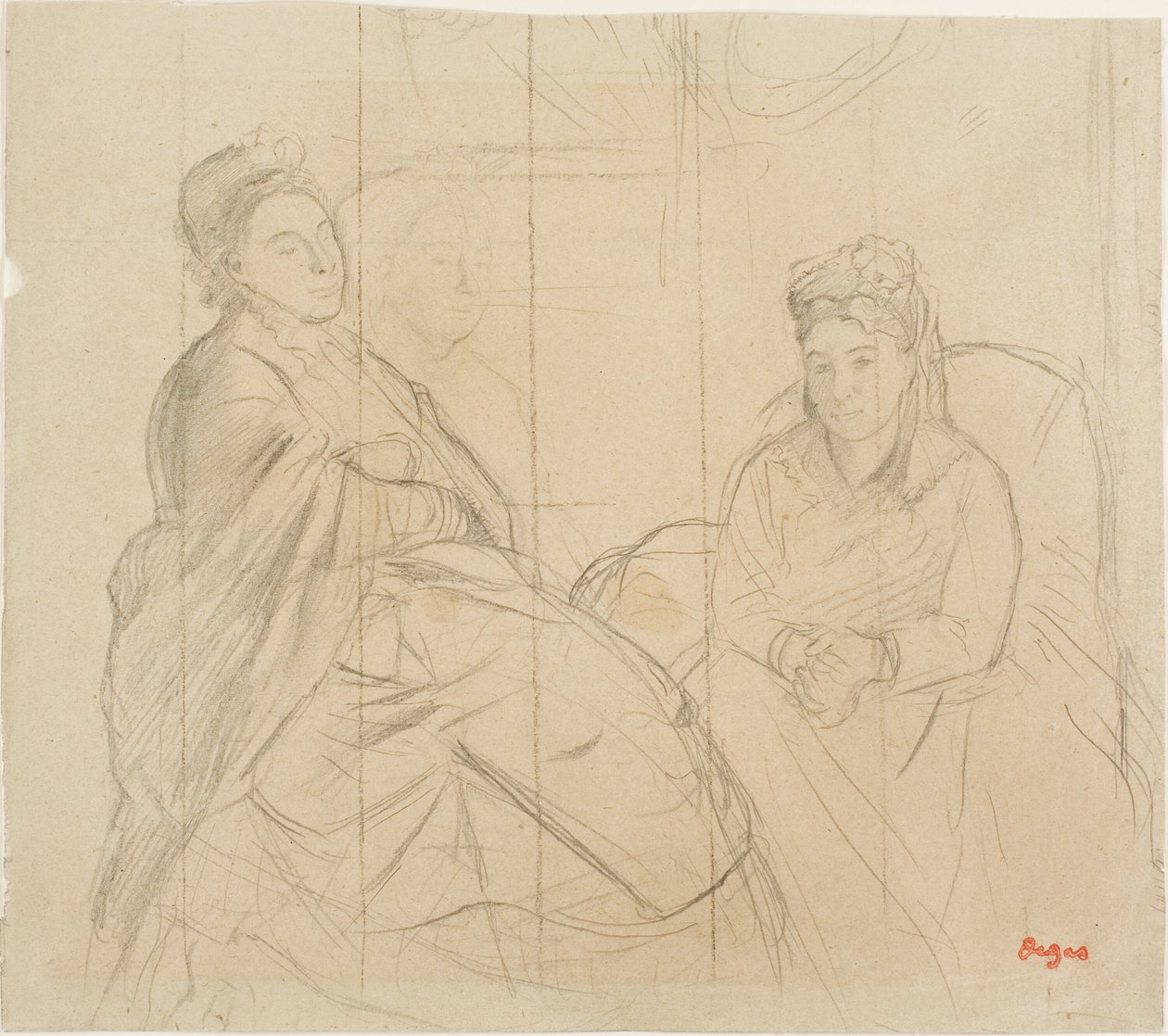 Madame Lisle und Madame Loubens von Hilaire Germain Edgar Degas