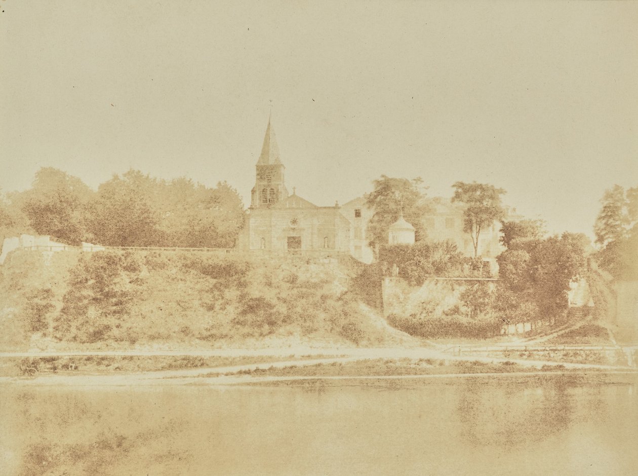 [Kirche und Schloss von Saint-Ouen] von Hippolyte Bayard