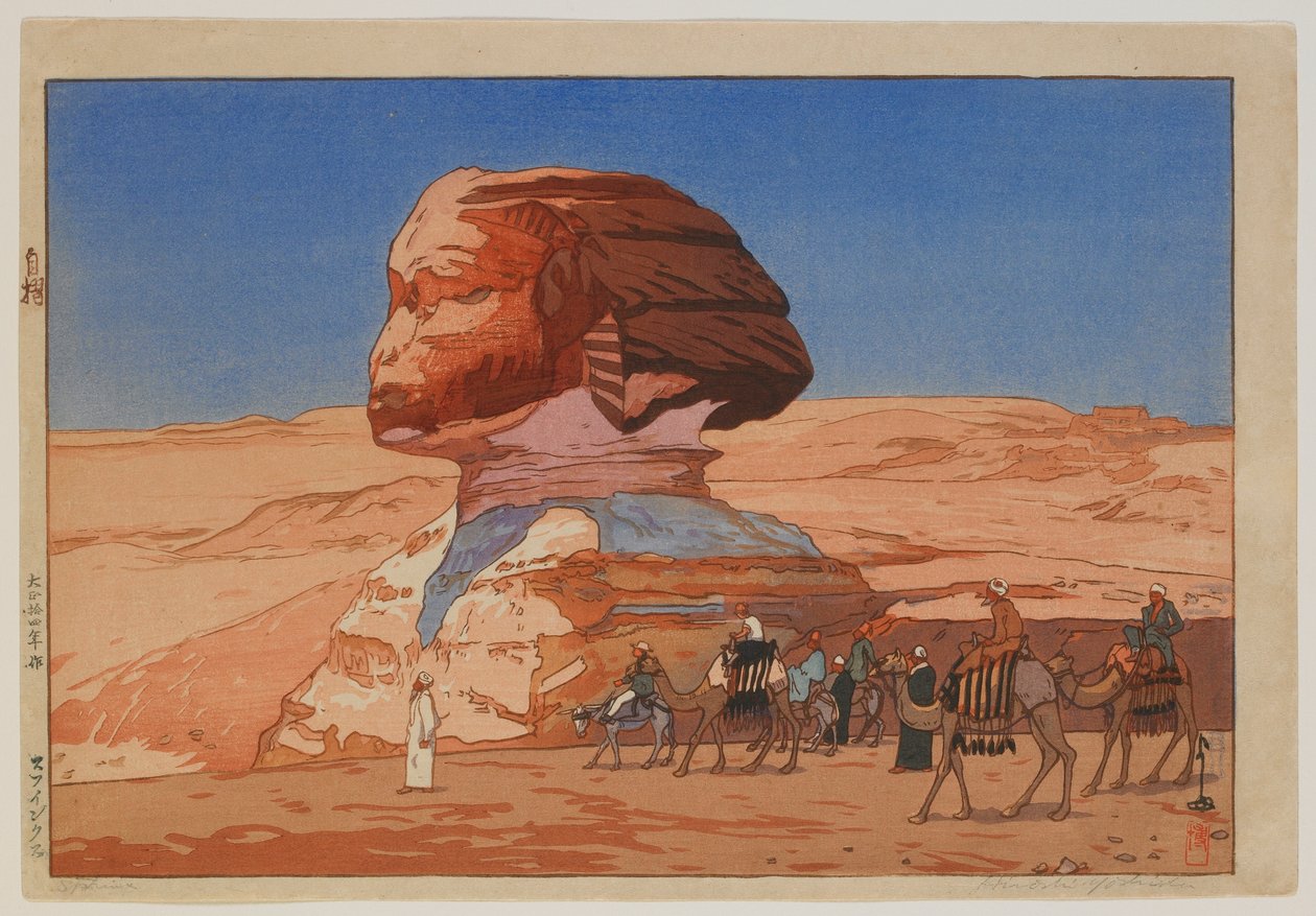 Sphinx - Tag, Taisho-Ära von Hiroshi Yoshida