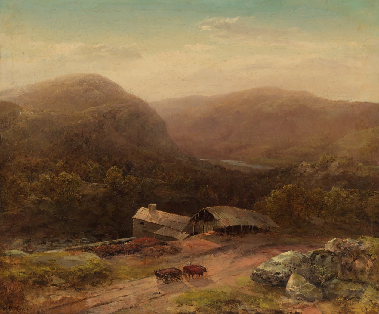 Im Housatonic-Tal, späte 1850er Jahre von Homer Dodge Martin