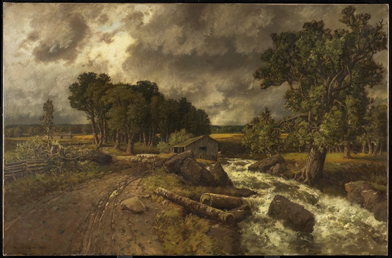 Die alte Mühle, 1886 von Homer Watson