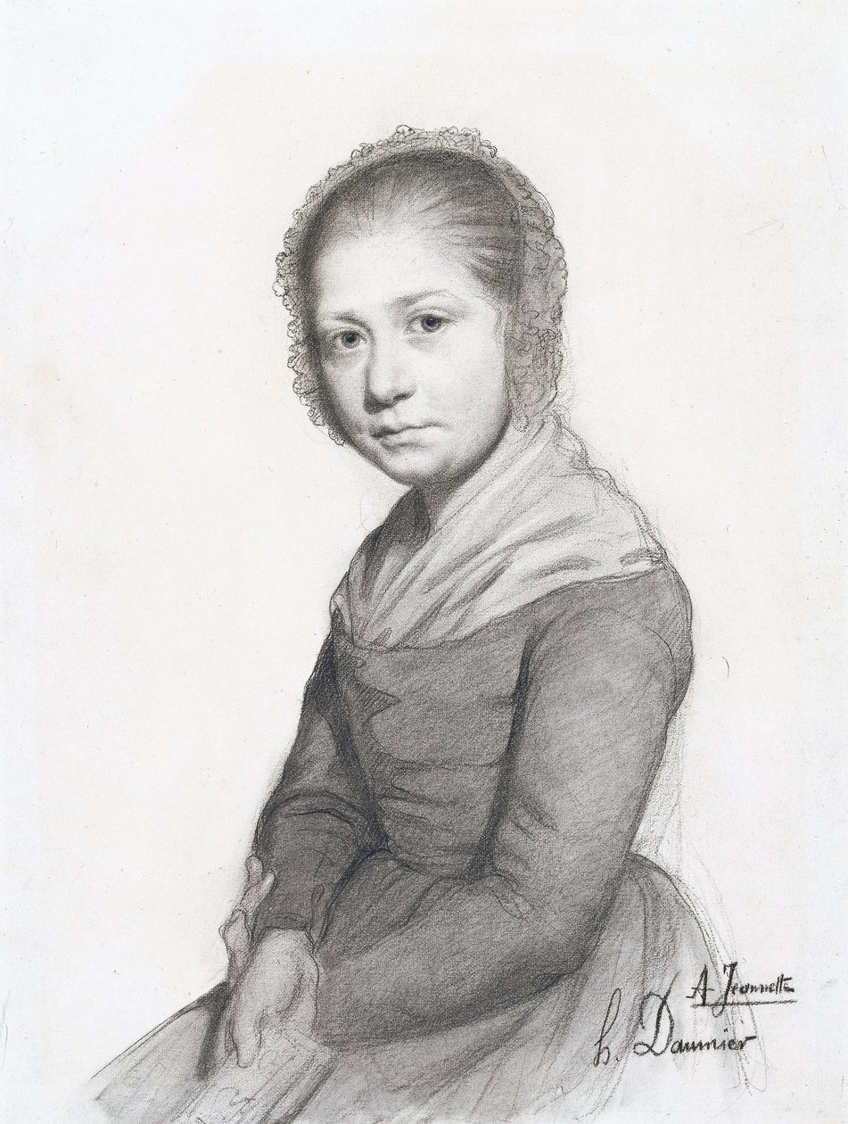 Porträt eines Mädchens (Jeannette), ca. 1830 von Honoré Daumier