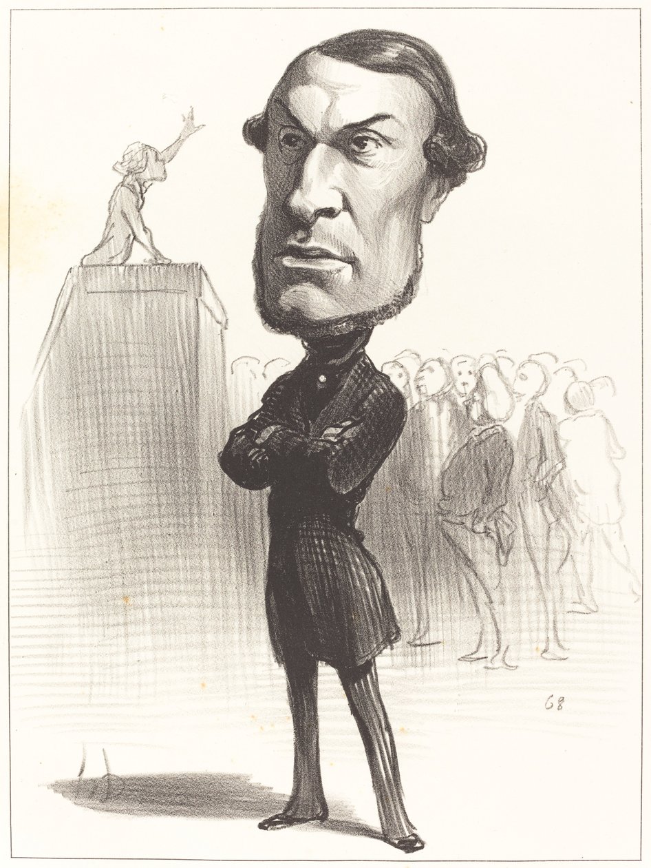 Achille Fould von Honoré Daumier