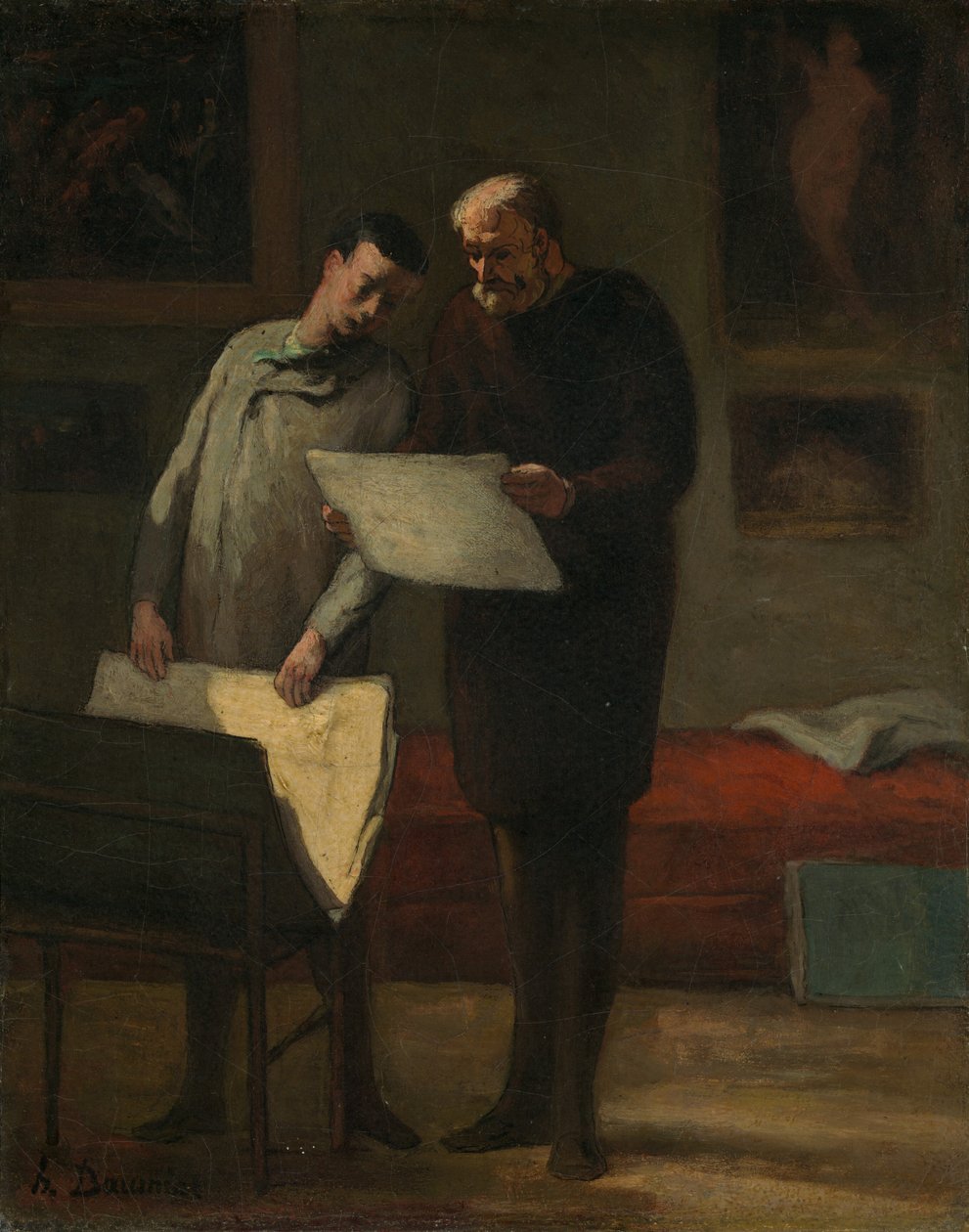 Ratschlag an einen jungen Künstler von Honoré Daumier