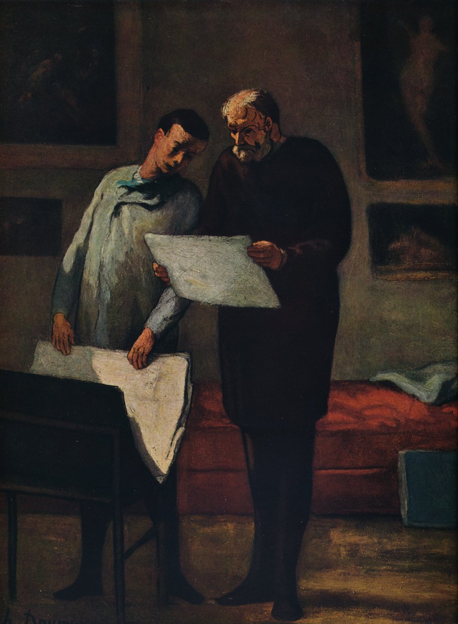 Ratschläge für einen jungen Künstler, 1865-1868 von Honoré Daumier
