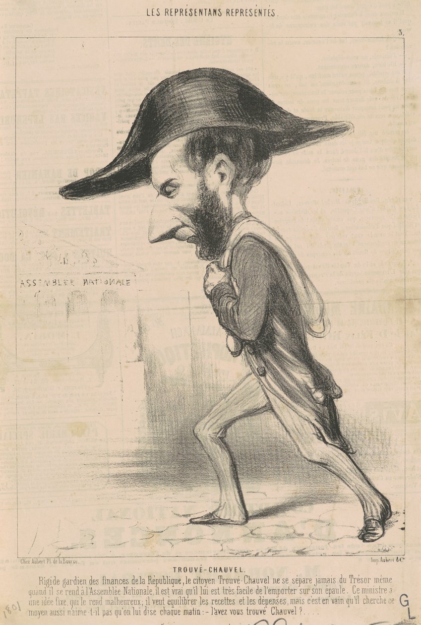 Ariste gefunden Chauvel von Honoré Daumier
