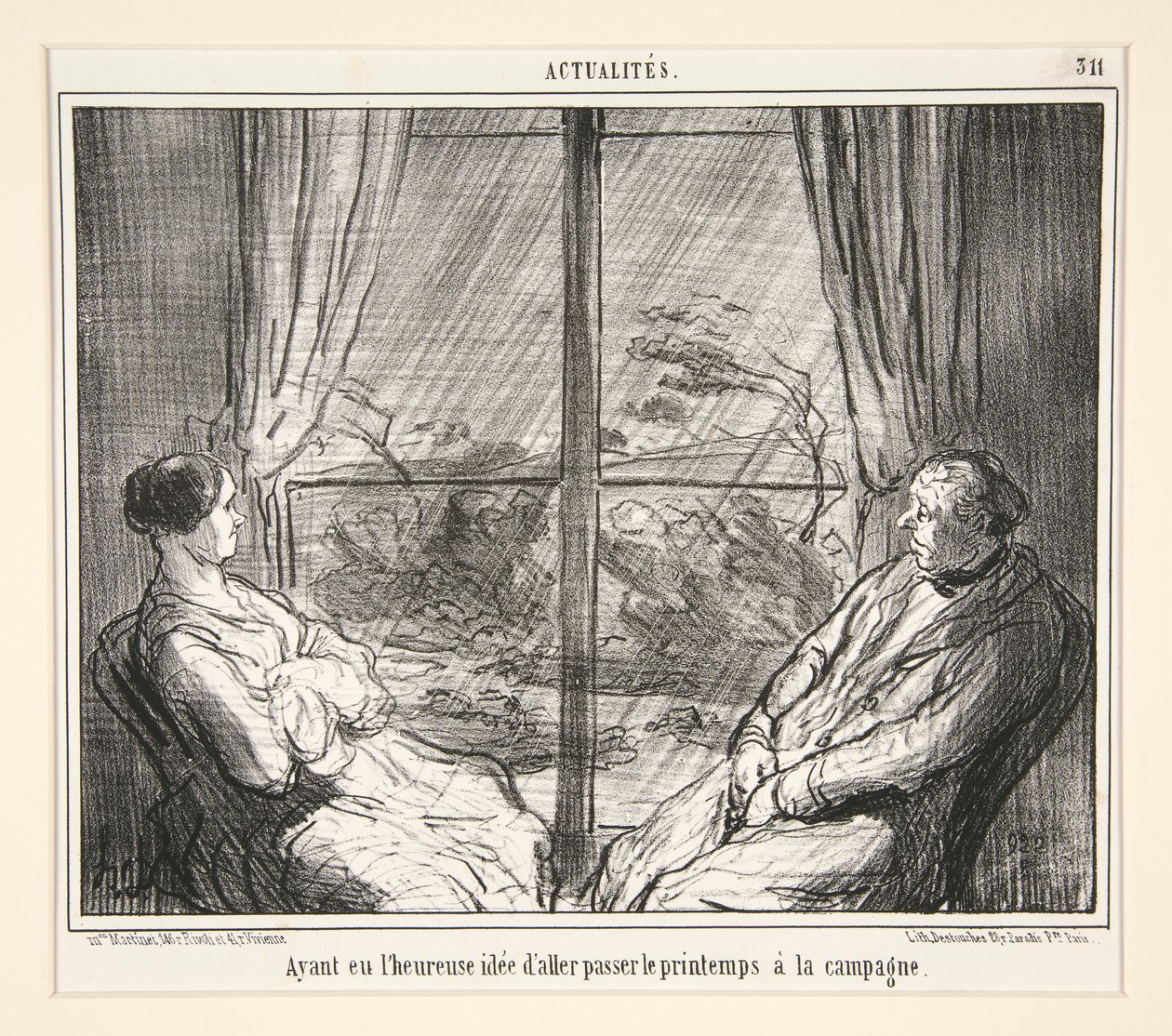 Ayant eu l von Honoré Daumier