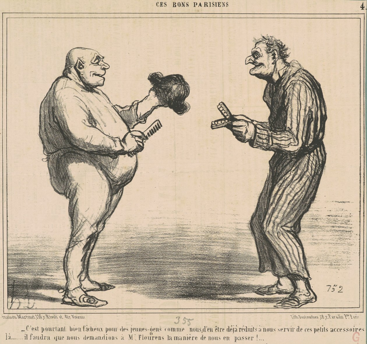 Es ist doch wirklich ärgerlich für ... von Honoré Daumier