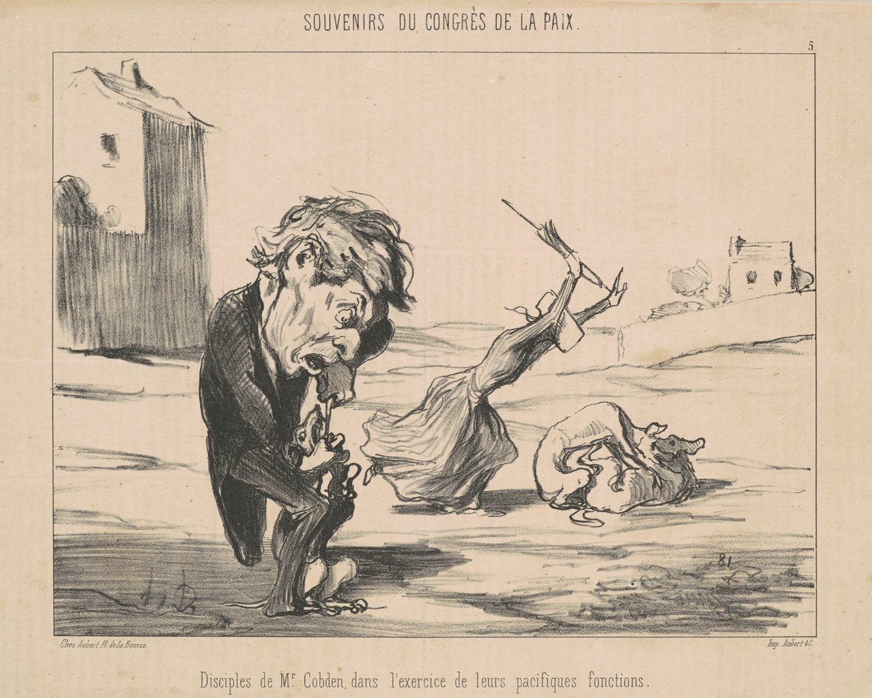 Jünger von M. Cobden von Honoré Daumier