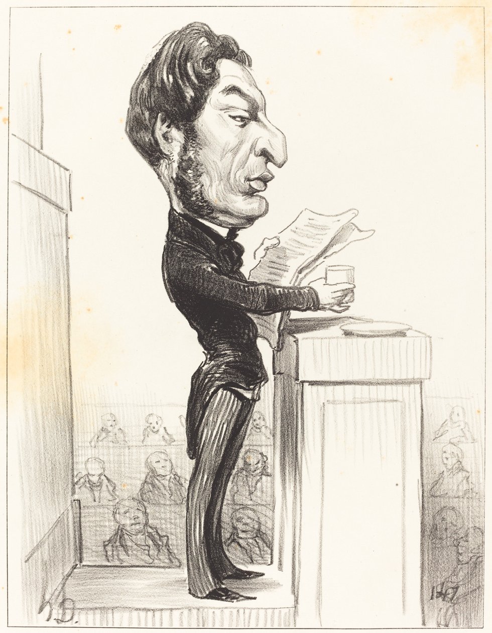 Eugène Rouher von Honoré Daumier