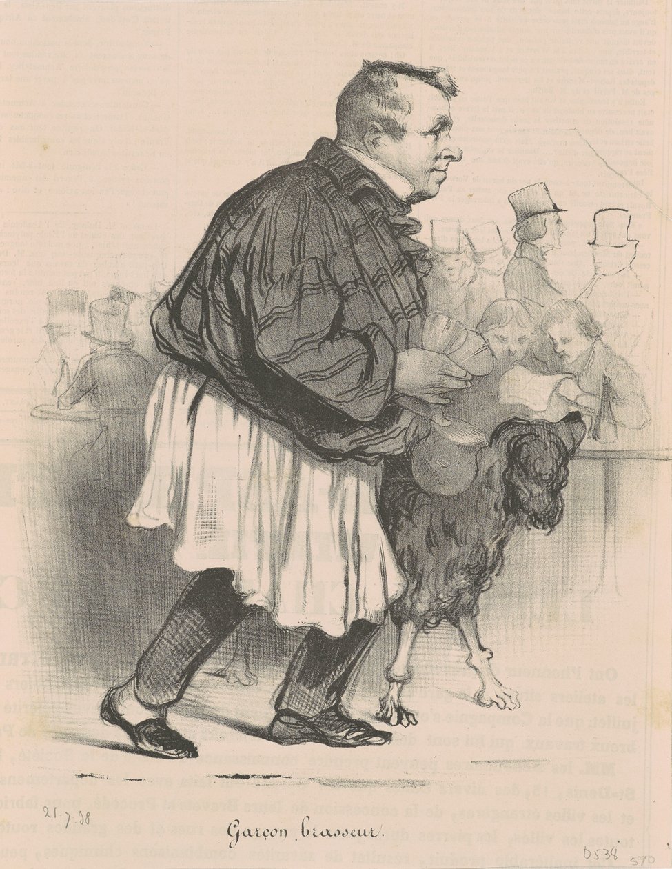 Brauereikellner... von Honoré Daumier