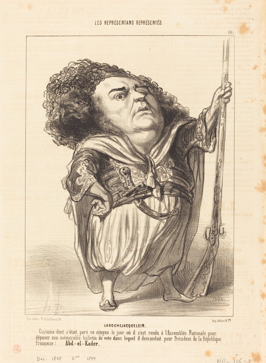 Henri de Larochejacquelein von Honoré Daumier