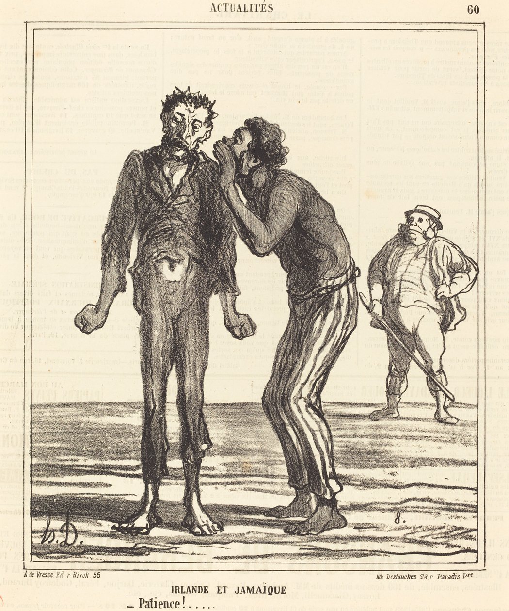 Irland und Jamaika - Geduld!... von Honoré Daumier