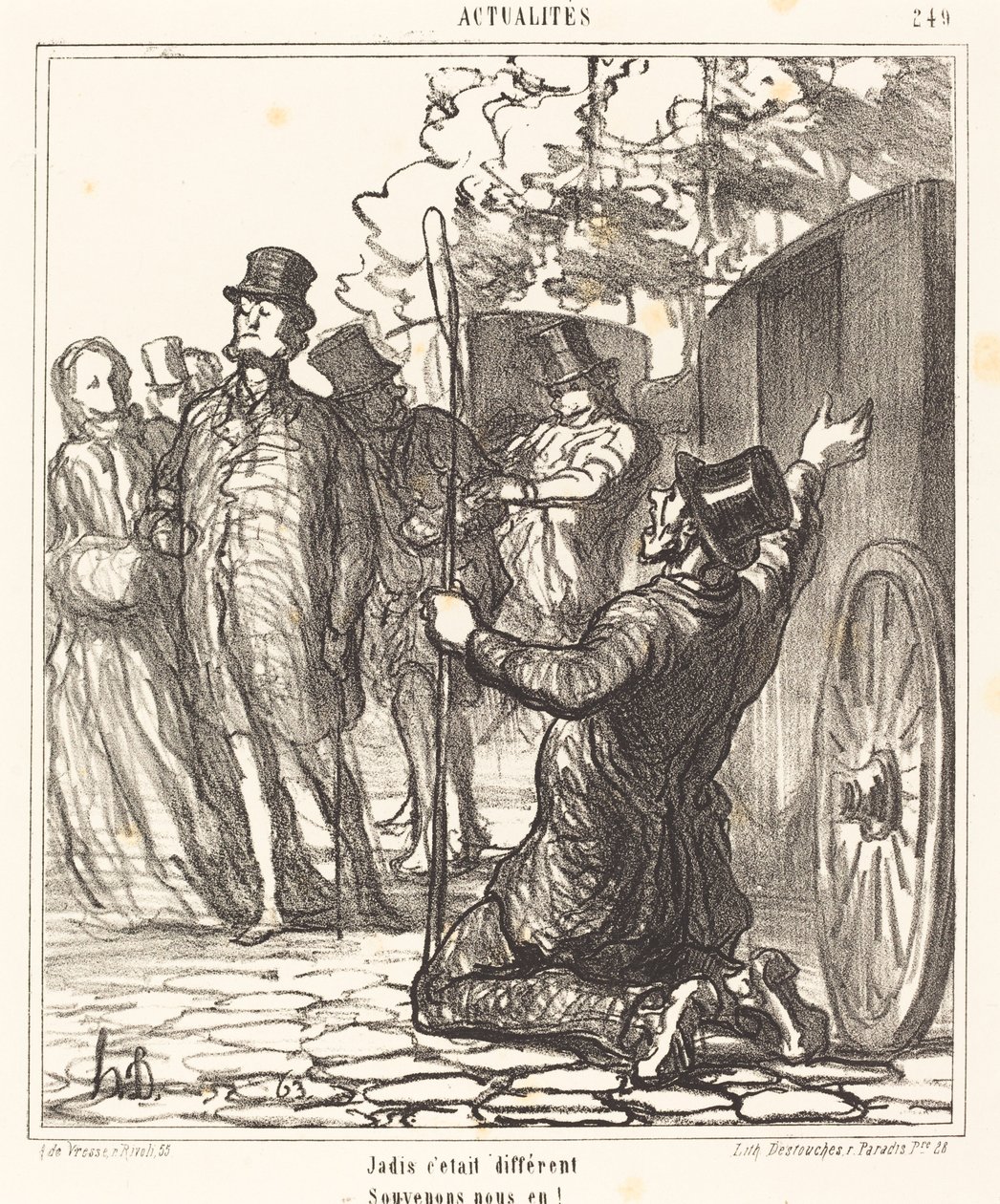 Früher war es anders von Honoré Daumier