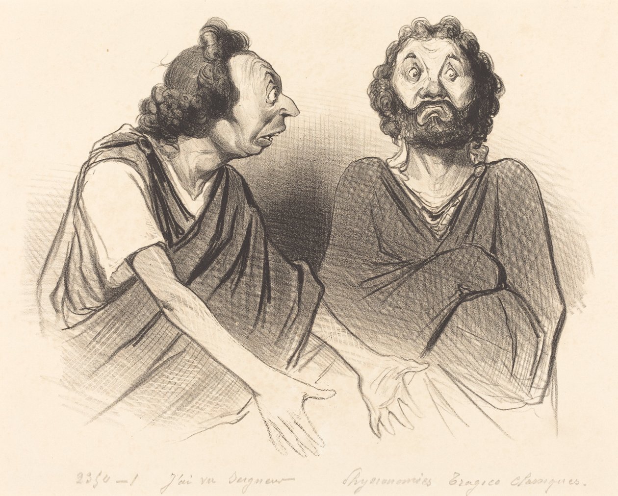 Ich habe gesehen, Herr... Ihren unglücklichen Sohn... von Honoré Daumier