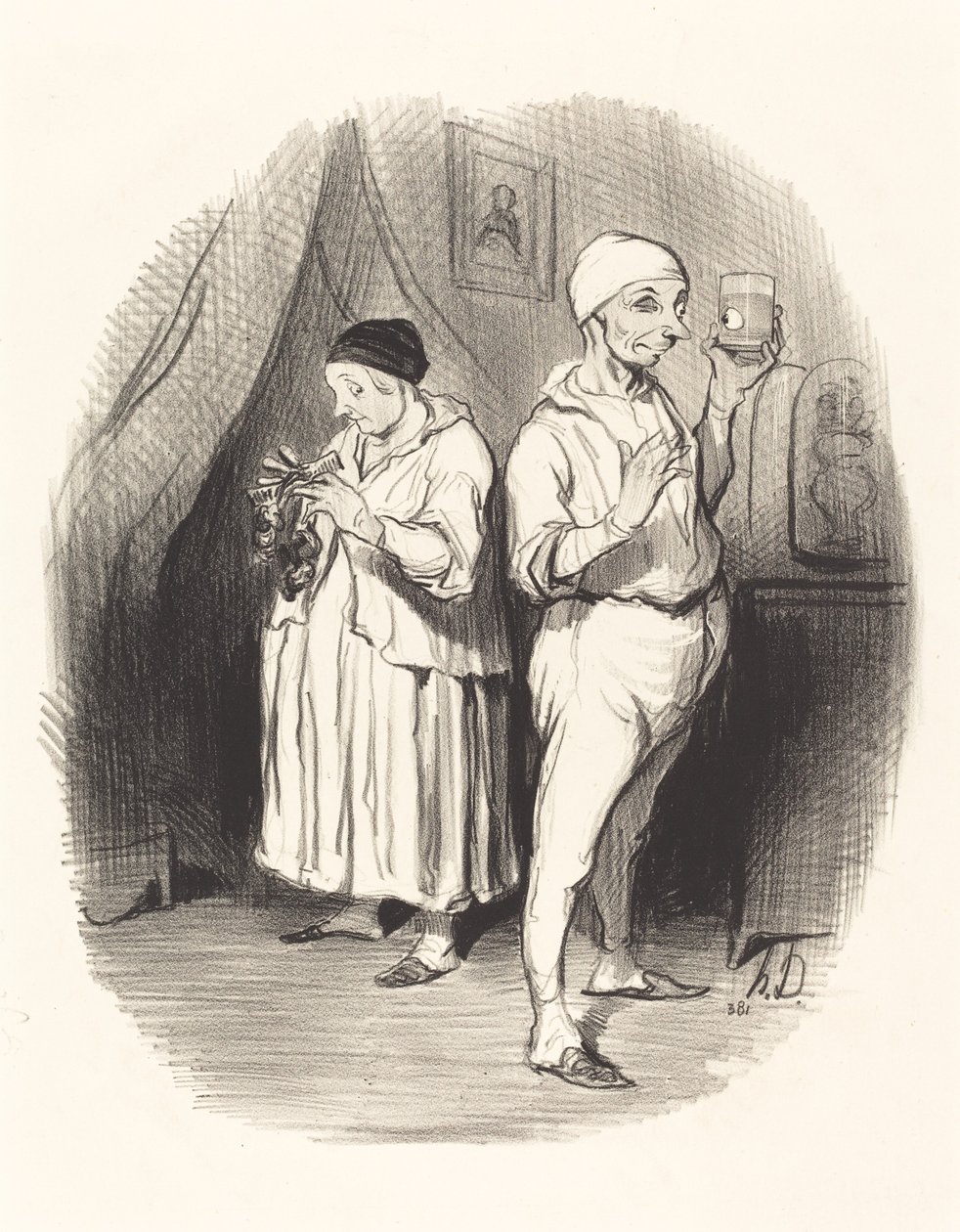Das Auge des Meisters von Honoré Daumier