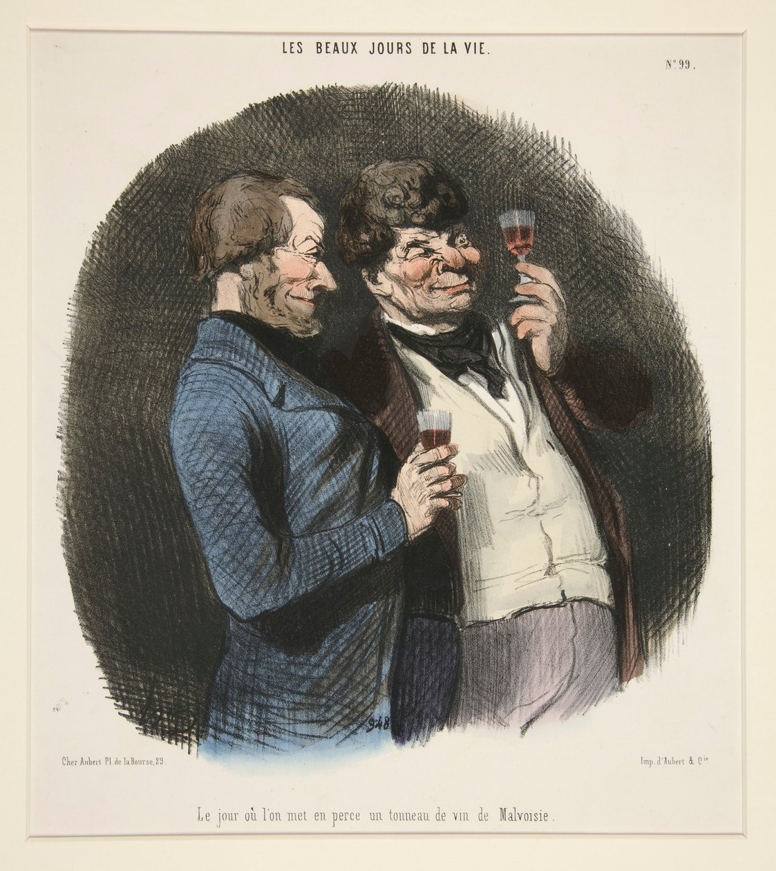 Le jour ou l von Honoré Daumier