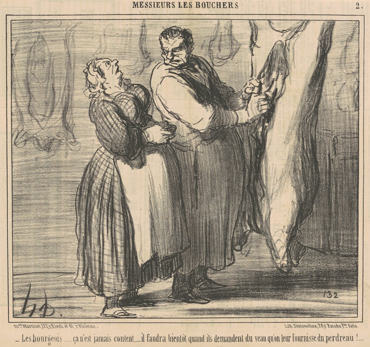 Die Bürger ... von Honoré Daumier