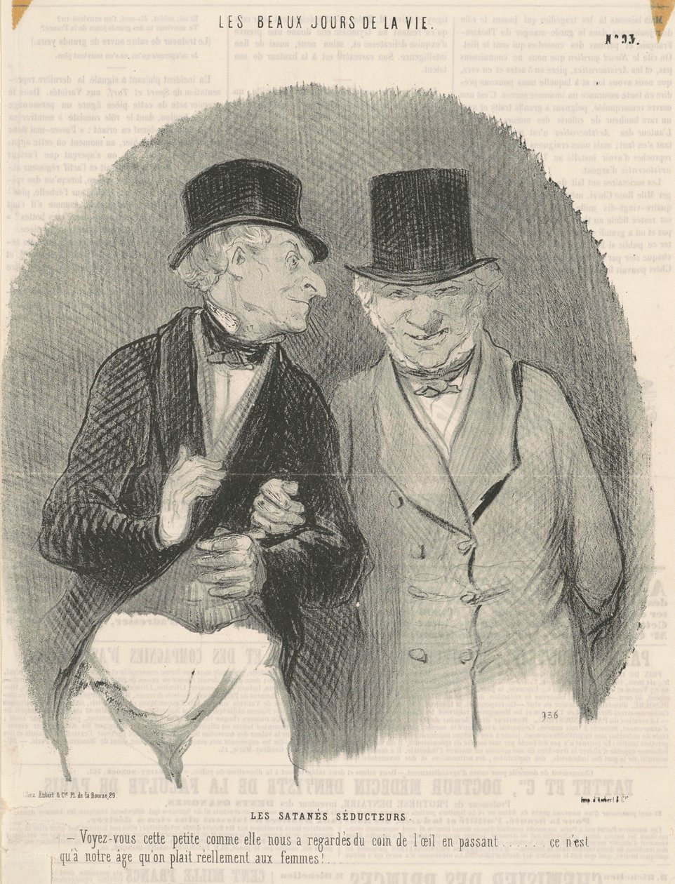 Die verdammten Verführer von Honoré Daumier