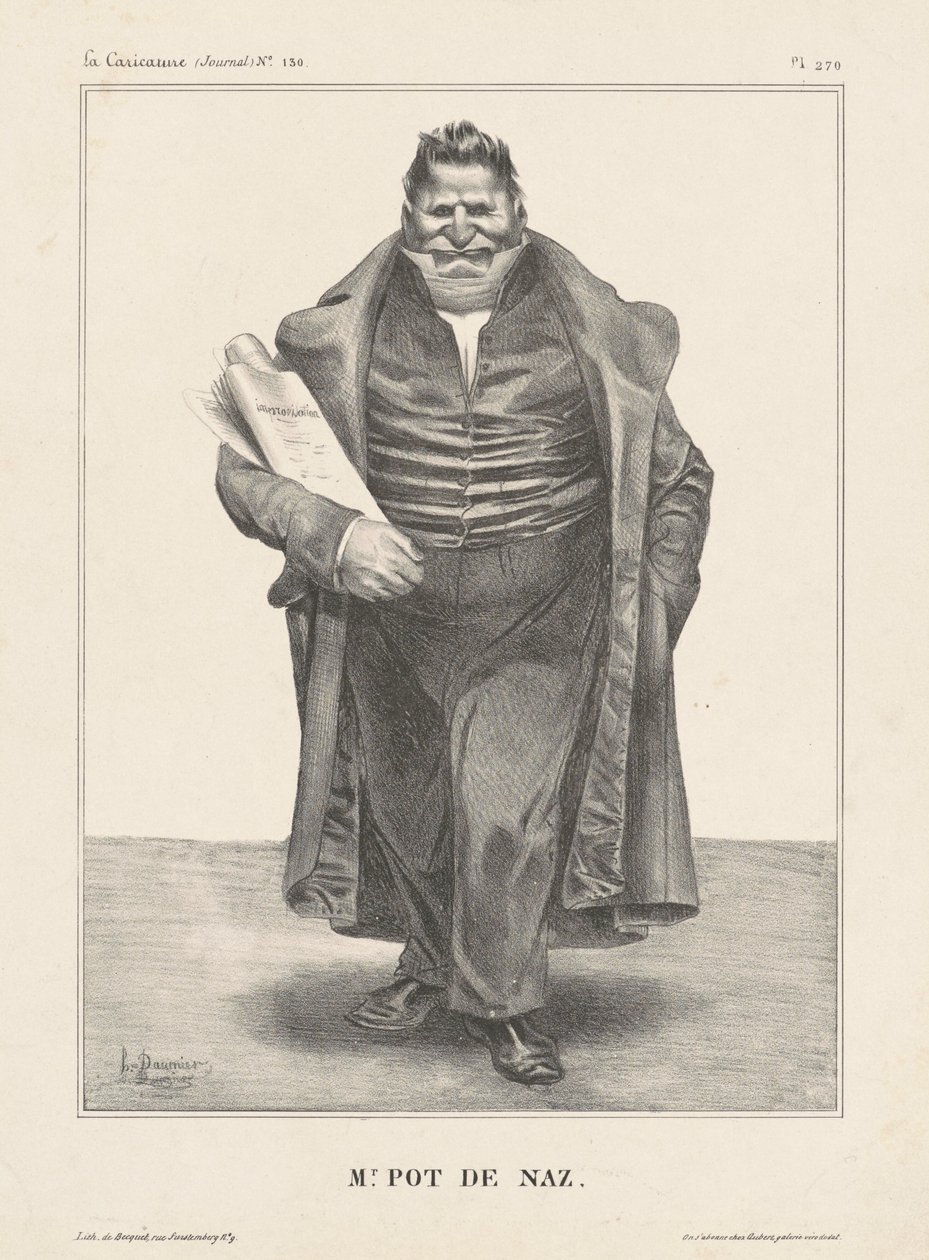 Herr Pot de Noz von Honoré Daumier