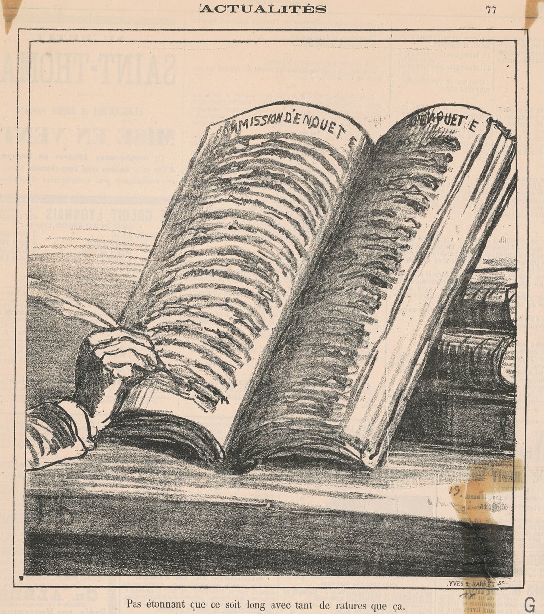 Kein Wunder, dass es lange dauert... von Honoré Daumier