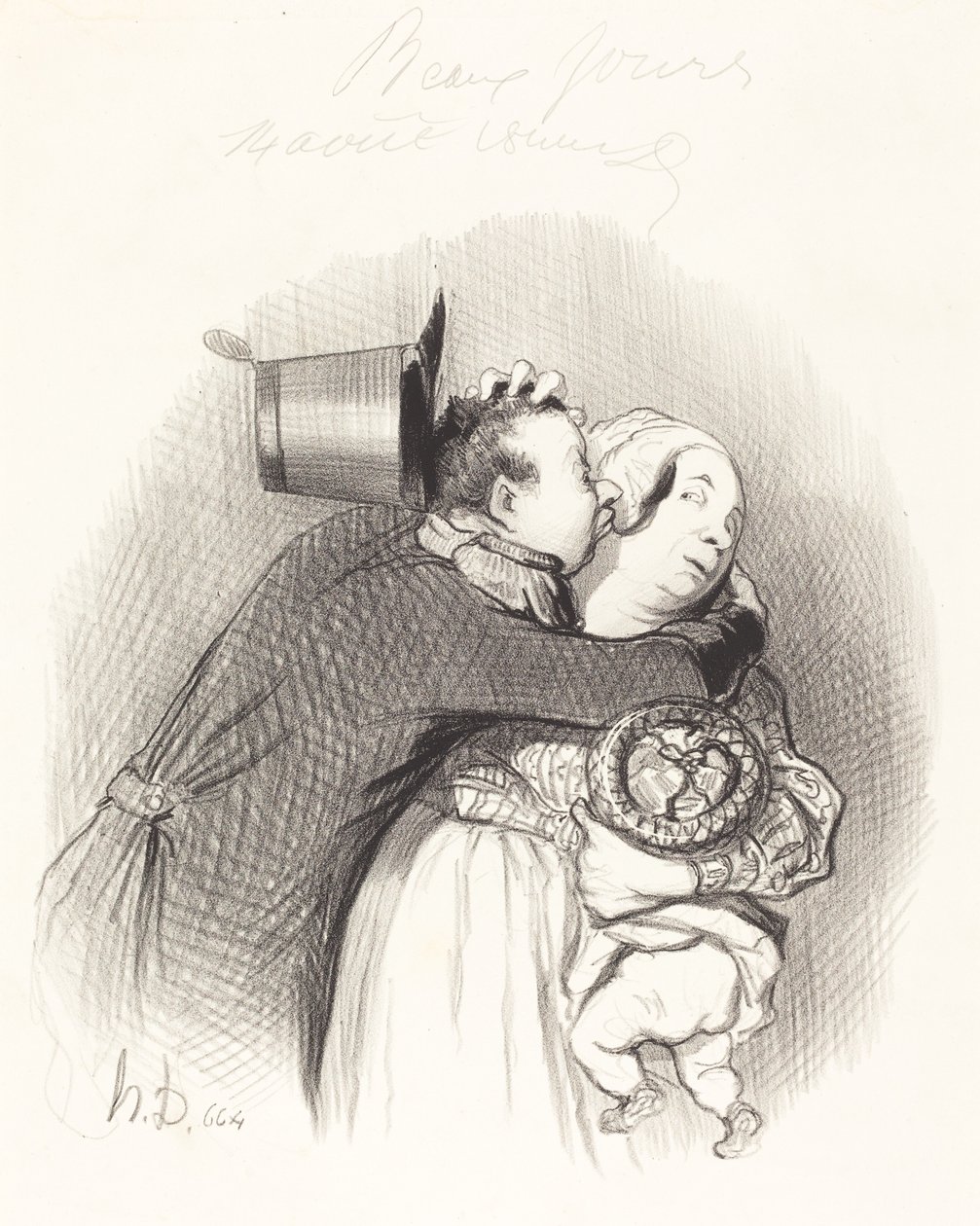 Begegnung der Bäuerin von Honoré Daumier