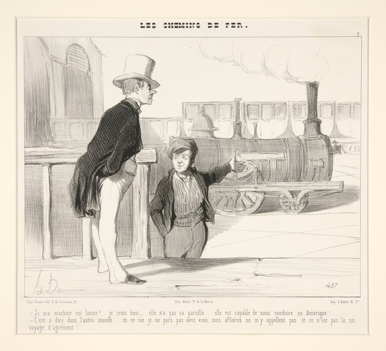 Ist meine Maschine gut? von Honoré Daumier