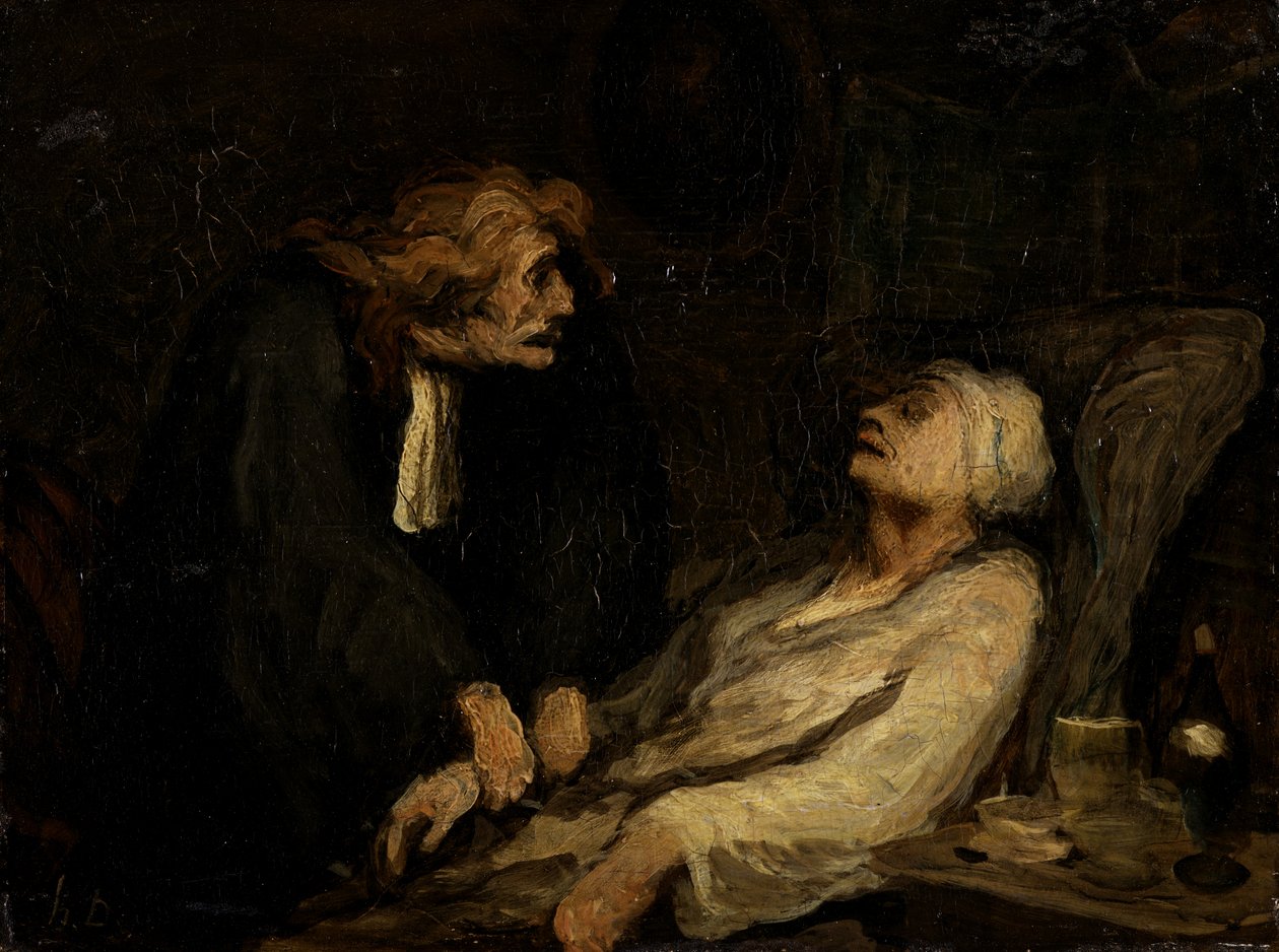 Der Hypochonder von Honoré Daumier