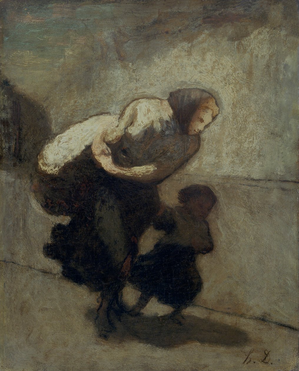 Die schwere Last, 1828-1879 von Honoré Daumier