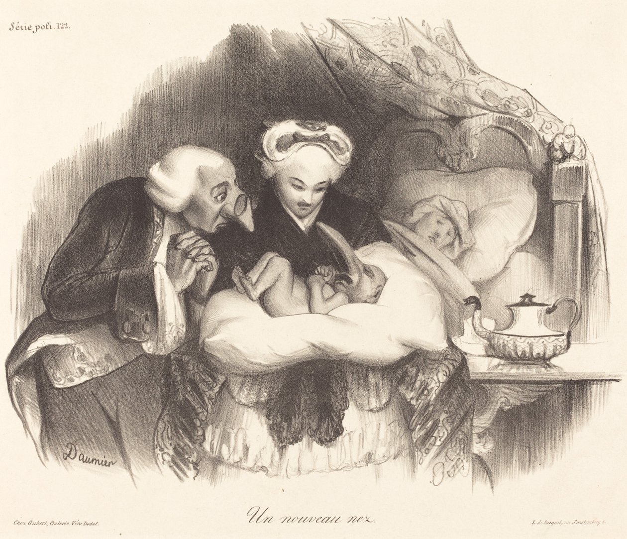 Eine neue Nase von Honoré Daumier