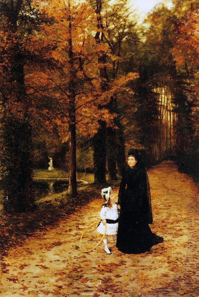Der Witwenweg, 1887 von Horace de Callias