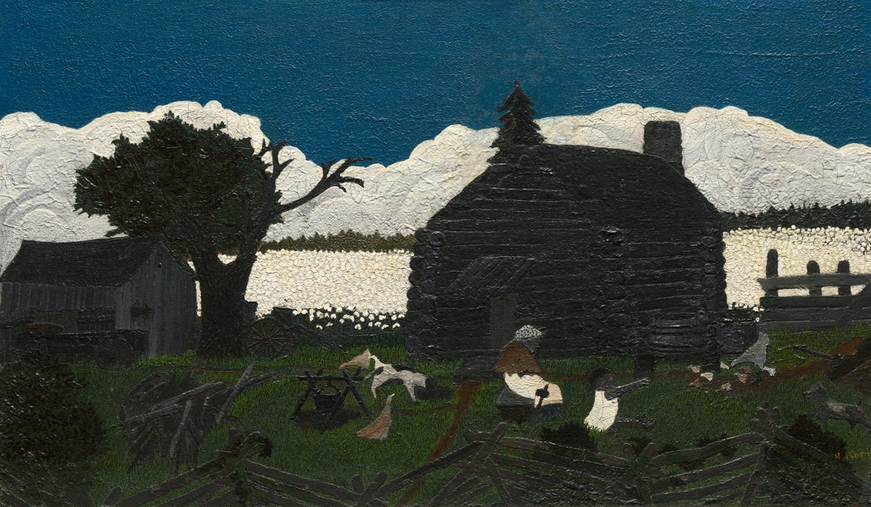 Hütte im Baumwollfeld von Horace Pippin