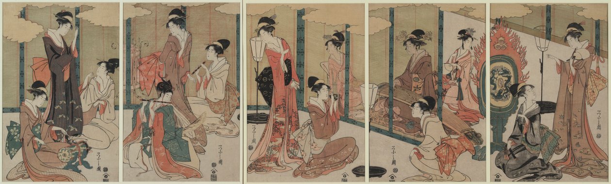 Joruri-Geschichte von Hosoda Eishi