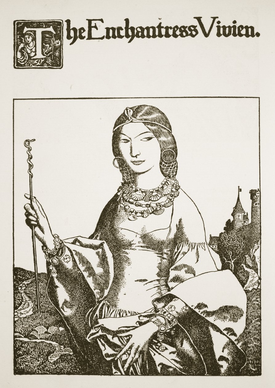 Die Zauberin Vivien, Illustration aus 