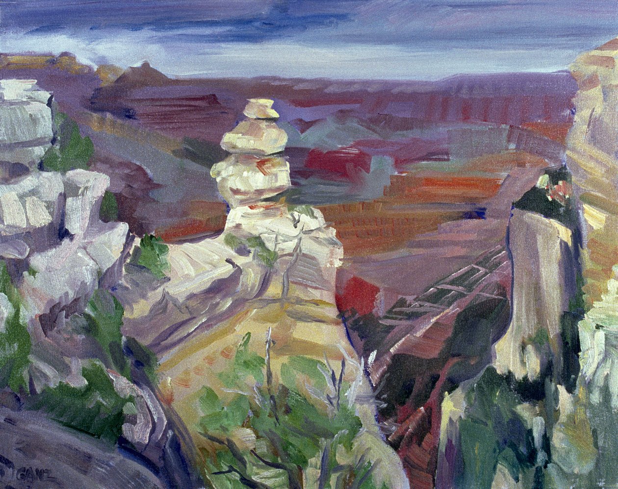 Berühmter Felsen, Grand Canyon, 2000 von Howard Ganz