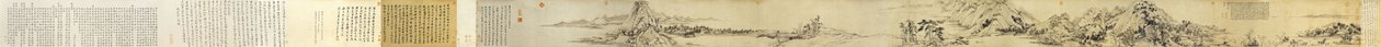 Wohnung in den Fuchun-Bergen (Die Meister Wuyong-Rolle) von Huang Gongwang